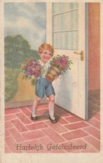 Hartelijk Gefeliciteerd 1933, Verzamelen, Ansichtkaarten | Themakaarten, Verzenden, 1920 tot 1940, Gelopen, Feest(dag)