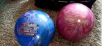 Bowlingballen met tas, Sport en Fitness, Bowlen, Ophalen, Zo goed als nieuw, Tas