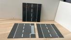 Lego grondplaten weg donkergrijs 4 stuks, Ophalen of Verzenden, Zo goed als nieuw, Losse stenen, Lego