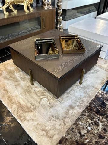 Salontafel 100 cm dia nieuw bruin japandi style tafels tafel beschikbaar voor biedingen