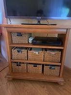 Eiken kastje met mandjes, Huis en Inrichting, Kasten | Ladekasten, Ophalen, Gebruikt, Eikenhout, 50 tot 100 cm
