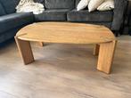 Robuuste organische eikenhouten salontafel, Huis en Inrichting, Tafels | Salontafels, Ophalen, 100 tot 150 cm, 50 tot 100 cm, Zo goed als nieuw