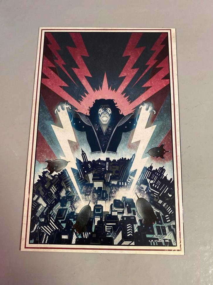 Kiss #9 Cvr E Wilson Virgin Incentive Comic, Boeken, Strips | Comics, Zo goed als nieuw, Eén comic, Amerika, Ophalen of Verzenden