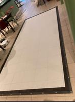 Spanscherm cine afm. 2.4:1/420x198cm WIND+ GELUIDDOORLATEND, Audio, Tv en Foto, Projectieschermen, Verzenden, Nieuw