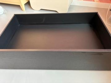 Twee IKEA Malm uitschuiflades donkerbruin - afbeelding 1