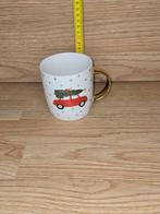 Kerst mok met auto en kerstboom, Ophalen of Verzenden, Zo goed als nieuw