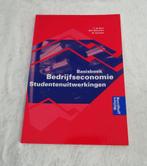 Basisboek bedrijfseconomie studentenuitwerkingen  P. de Boer, Boeken, Ophalen of Verzenden, Zo goed als nieuw, Meerdere auteurs