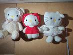 3x Hello Kitty Knuffels, Ophalen of Verzenden, Zo goed als nieuw, Overige typen