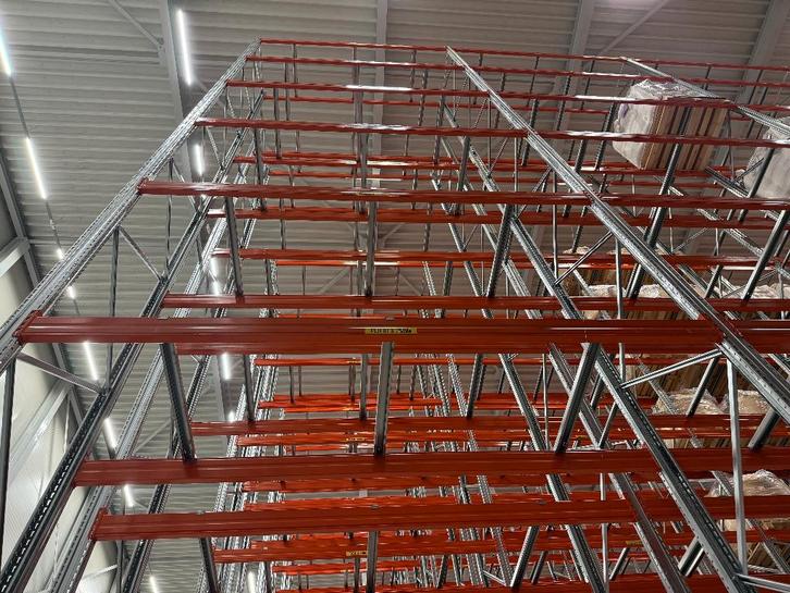 Palletstelling, stellingen partij 14/8.2 m Hoog lig 3600 mm, Zakelijke goederen, Kantoor en Winkelinrichting | Magazijn, Stelling en Opslag