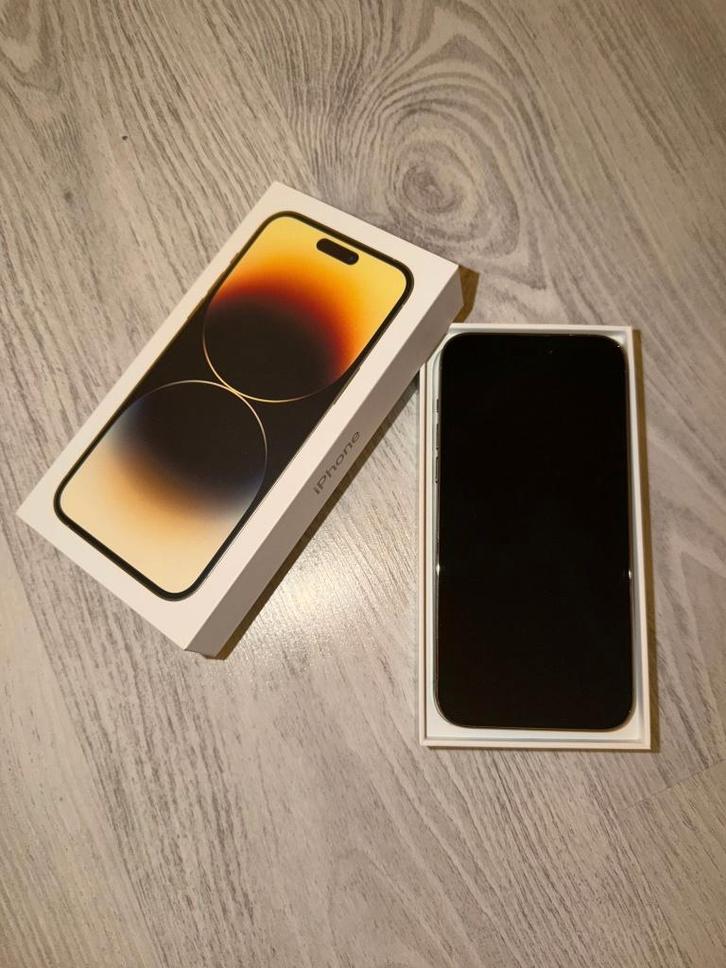 iPhone 14 Pro Max - Gold, Telecommunicatie, Mobiele telefoons | Apple iPhone, Zo goed als nieuw, 128 GB, Zonder abonnement, Zonder simlock
