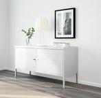 IKEA PS Lockerkast TV-Meubel Wit, Gebruikt, 100 tot 150 cm, ., Ophalen of Verzenden