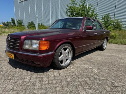 Mercedes-Benz S-Klasse 3.0 300 SE AUT K6 1985 Rood, Auto's, Mercedes-Benz, Particulier, S-Klasse, Benzine, Sedan, Automaat, Geïmporteerd