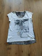 leuk wit Suzy Q shirt met opdruk in maat S, Verzenden, Wit, Suzy Q, Zo goed als nieuw