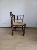 antieke rieten hoekstoel, Ophalen