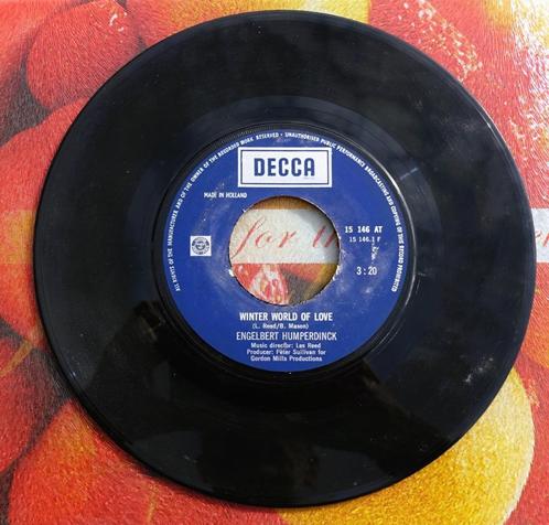 engelbert humperdinck - winter world of love, Cd's en Dvd's, Vinyl Singles, Single, 7 inch, Ophalen of Verzenden