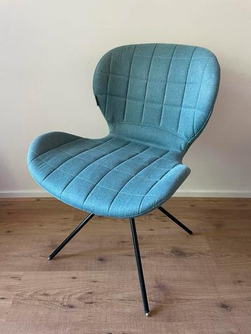 1 x Zuiver OMG stoel dining chair blauw  beschikbaar voor biedingen