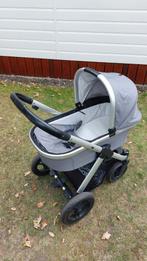 Mutsy Transit combiwagen - grijs en met accessoires, Kinderen en Baby's, Kinderwagens en Combinaties, Ophalen, Gebruikt, Verstelbare duwstang