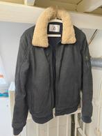 Serge Pariente leren G1 aviator jacket afneembare kraag, Maat 52/54 (L), Bruin, Ophalen of Verzenden, Zo goed als nieuw
