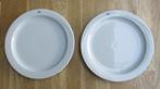 2 gave ontbijtbordjes ING postbank blauwe leeuw MOSA servies, Ophalen of Verzenden, Zo goed als nieuw