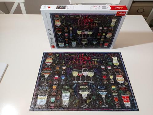 Puzzel merk Treft Cocktails menu 500 st, Hobby en Vrije tijd, Denksport en Puzzels, Ophalen