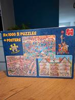 Van Haasteren 3x1000 Puzzels in Doos, Ophalen of Verzenden, 500 t/m 1500 stukjes, Zo goed als nieuw