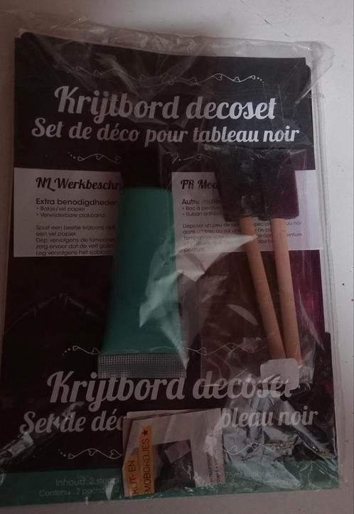 Krijtbord verf decoset nieuw, Hobby en Vrije tijd, Schilderen, Nieuw, Ophalen of Verzenden