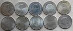 Partij van 10 zilveren tientjes 1970 / 1973 Juliana, Postzegels en Munten, Munten | Nederland, Koningin Juliana, Zilver, 10 gulden