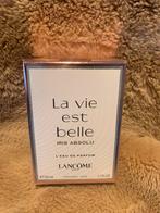 La vie est belle iris absolu 50 ml originele parfum!, Sieraden, Tassen en Uiterlijk, Uiterlijk | Parfum, Nieuw, Ophalen of Verzenden