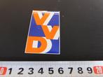 sticker Politiek VVD MPB1041 *, Verzamelen, Stickers, Ophalen, Zo goed als nieuw, Bedrijf of Vereniging