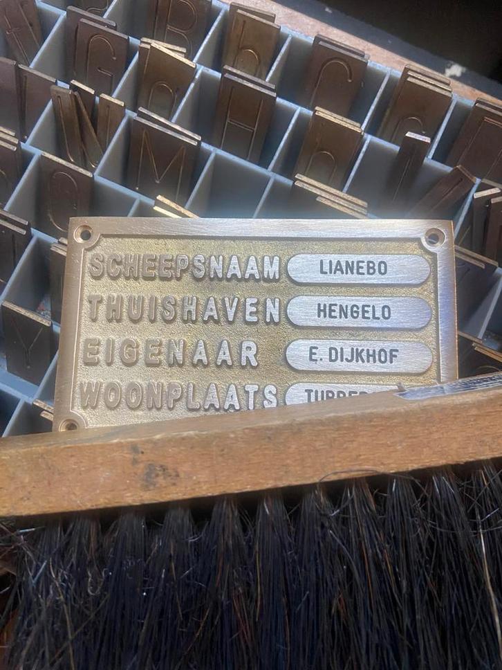 Booteigenaarplaat te KOOP, Watersport en Boten, Accessoires en Onderhoud, Nieuw, Ophalen of Verzenden