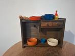 Vintage 70s / 80s keuken poppenhuis kastje, Ophalen of Verzenden, Gebruikt