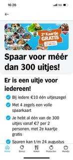 AH uitjes zegels, Albert Heijn, Ophalen