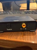 Konig Optisch naar Stereo RCA DAC Omvormer inc adapter, Ophalen of Verzenden, Gebruikt
