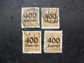Duitse Rijk serie 297-300 Gestempeld, beschikbaar voor biedingen