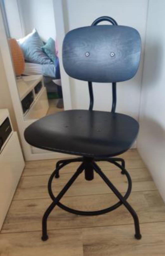 Bureaustoel IKEA Zwart Kullaberg, Huis en Inrichting, Bureaustoelen, Gebruikt, Bureaustoel, Zwart, Ophalen