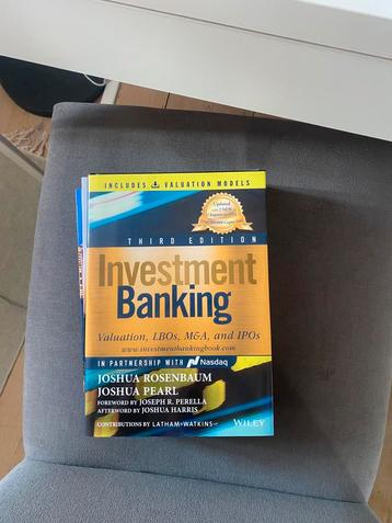 Investment banking Valuation LBO’s M&A and IPOs  beschikbaar voor biedingen