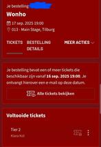 Wonho ticket, Tickets en Kaartjes, Overige Tickets en Kaartjes, Eén persoon