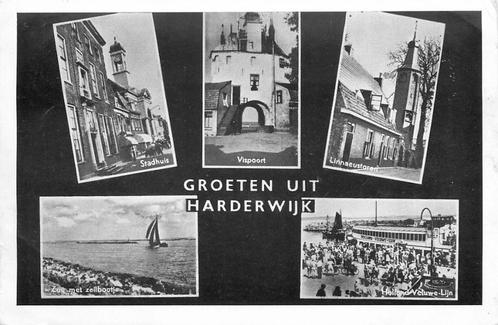 (387-013-029) Harderwijk Groeten uit, Verzamelen, Ansichtkaarten | Nederland, Gelderland, Verzenden
