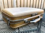 Vintage retro American Touristen Koffer, Sieraden, Tassen en Uiterlijk, Koffers, Gebruikt, Minder dan 35 cm, Minder dan 50 cm