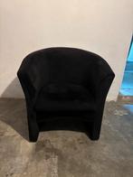 4 zwarte kuipstoelen, Ophalen, Gebruikt, Zwart, Vier
