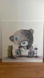 Paneel schilderij met beer, Ophalen of Verzenden