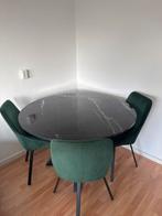 Ronde Marmeren Eettafel 120cm diameter, Huis en Inrichting, Tafels | Eettafels, Ophalen, Gebruikt, 100 tot 150 cm, Rond