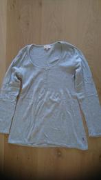 Jackpot lange grijze top lang shirt grijs lichtgrijs maat L, Maat 42/44 (L), Jackpot, Ophalen of Verzenden, Grijs