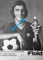 Johan Neeskens in Spaanse reclame 1975, Ophalen of Verzenden, Zo goed als nieuw, Poster, Plaatje of Sticker