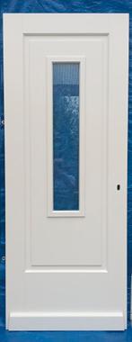 Nieuwe voordeur met driepuntslot en dubbelglas. 83x211,5 cm, Ophalen, 80 tot 100 cm, Nieuw, 200 tot 215 cm