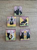 Tarot cats pin set, Verzamelen, Speldjes, Pins en Buttons, Ophalen of Verzenden, Zo goed als nieuw