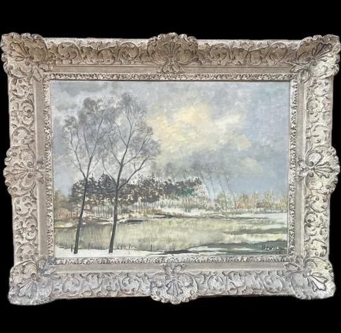 Groot schilderij van Emile-Jean Braun (1879-1968), Antiek en Kunst, Kunst | Schilderijen | Klassiek, Ophalen