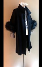 Steffen Schraut merino wol vest/jas 40 afkoopbaar bont blauw, Kleding | Dames, Verzenden, Zo goed als nieuw, Maat 38/40 (M), Blauw