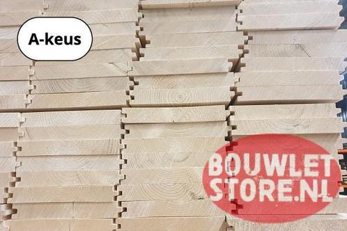 Vuren planken GG delen geschaafd en geploegd zonder velling, Doe-het-zelf en Verbouw, Hout en Planken, Nieuw, Plank, Vuren, 300 cm of meer