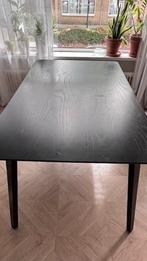 Mooie zwarte eettafel, Ophalen, Gebruikt, 50 tot 100 cm, 150 tot 200 cm